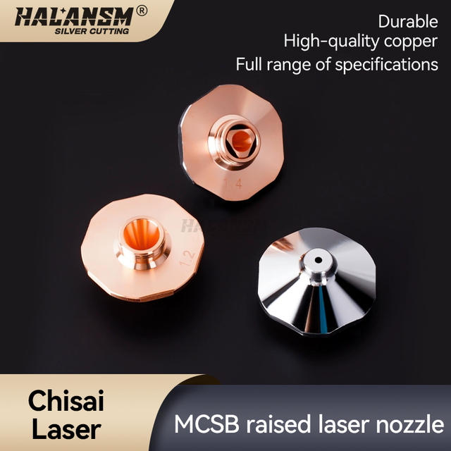 HALANSM&reg; HLN-MCSB-D15H15M11 raised tip internal step copper nozzle detail