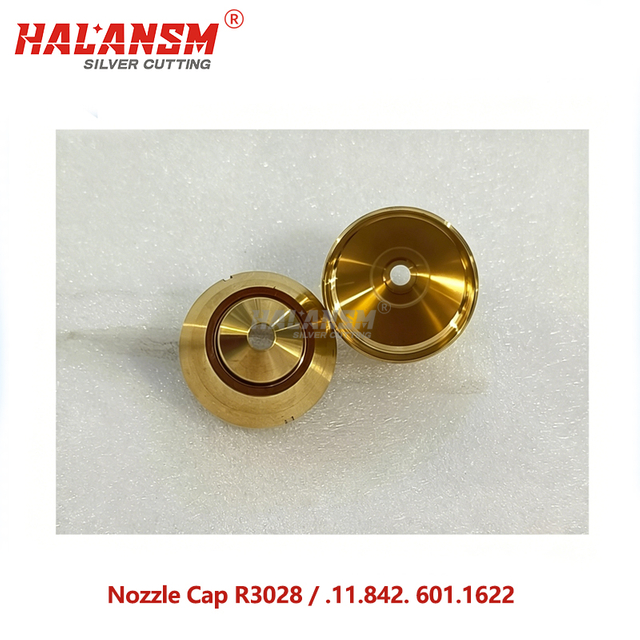 HALANSM&reg; R3028 retaining cap .11.842.601.1622 internal thread shoulder detail copper