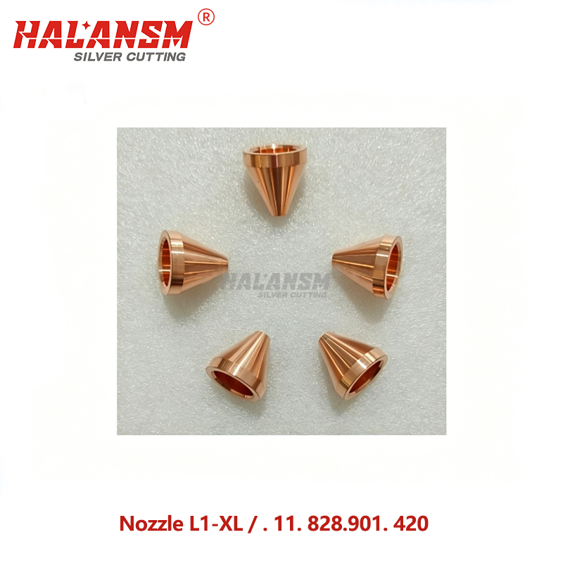HALANSM® Replacement Nozzle L1-XL 11.828.901.420 for Kjellberg Plasma Cutting Torch