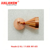 HALANSM Nozzle L2-XL 11.828.901.425 copper tip for Kjellberg PB-S70 PB-S75 plasma torch