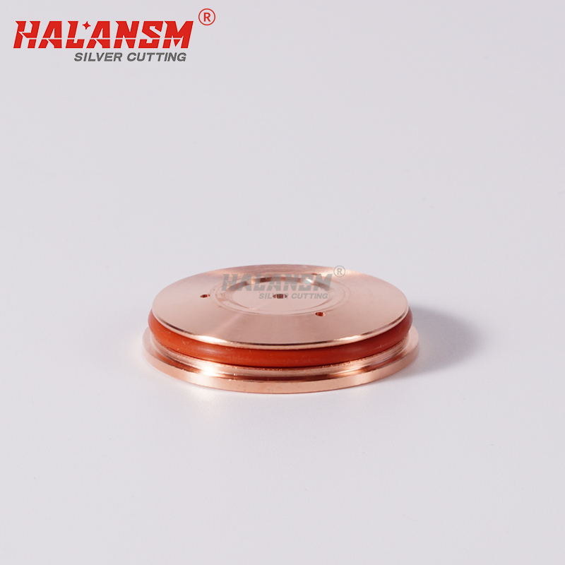 HALANSM 220555 shield compatible replacement for Hypertherm HPR130XD HPR260XD HPR400XD 50A mild steel plasma cutting torch, pairs with 220747 shield cap