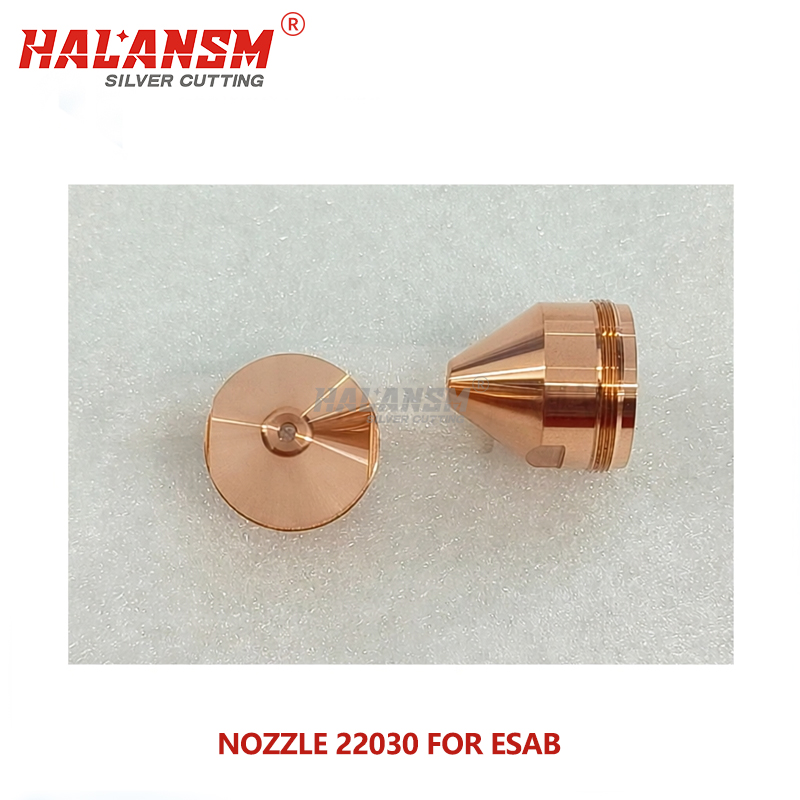 High quality replacement plasma cutting nozzle 22030 for ESAB PT36 torch from HALANSM brand