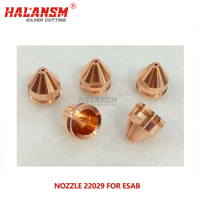 HALANSM 22029 Nozzle for ESAB PT-19XL XLS Plasma Cutting Torch 100A Consumables